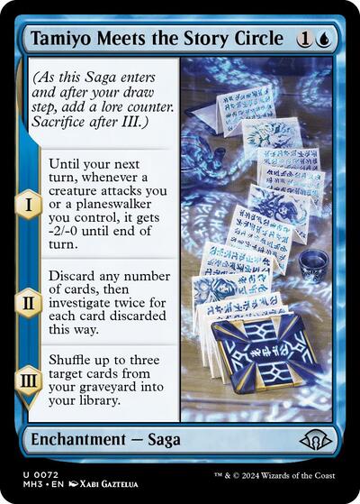 Tamiyo Meets the Story Circle (Modern Horizons 3) Light Play Foil