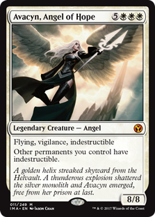 Avacyn, Angel of Hope (Iconic Masters) Light Play