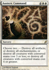 Austere Command (Lorwyn) Damaged / Poor