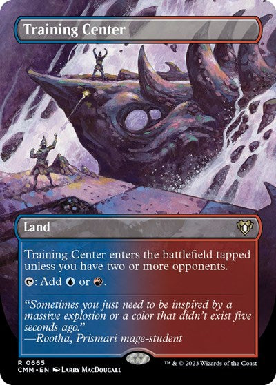 Training Center (Borderless) (Commander Masters) Light Play