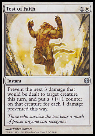 Test of Faith (Duel Decks: Knights vs Dragons) Light Play
