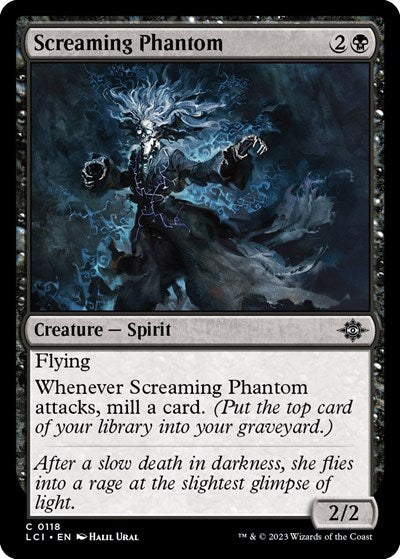 Screaming Phantom (The Lost Caverns of Ixalan) Light Play Foil