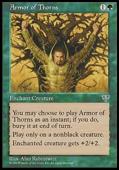 Armor of Thorns (Mirage) Light Play