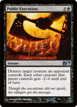 Public Execution (Magic 2013 Core Set) Light Play Foil