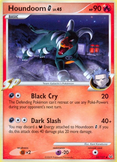 Houndoom G (Platinum) Light Play