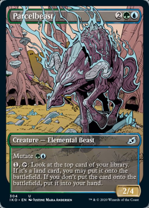 Parcelbeast (Showcase) (Ikoria: Lair of Behemoths) Light Play