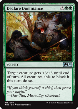 Declare Dominance (Magic 2019 Core Set) Medium Play