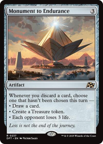 Monument to Endurance (Aetherdrift) Light Play Foil
