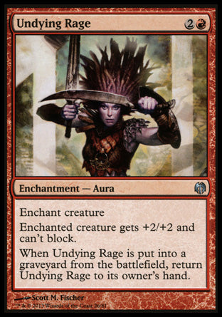 Undying Rage (Duel Decks: Heroes vs Monsters) Light Play