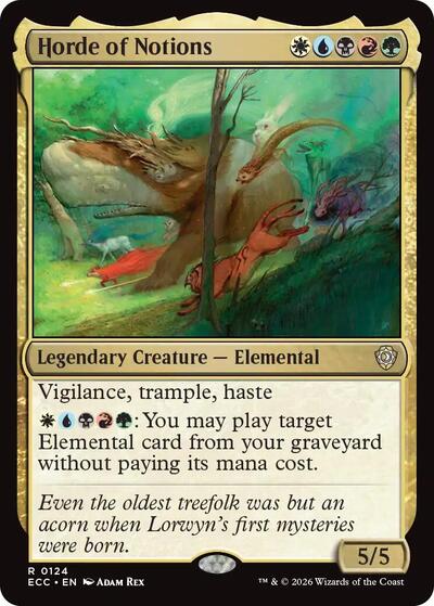 Horde of Notions (Commander: Lorwyn Eclipsed) Light Play