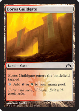 Boros Guildgate (Gatecrash) Light Play