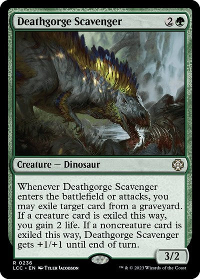 Deathgorge Scavenger (Commander: The Lost Caverns of Ixalan) Light Play