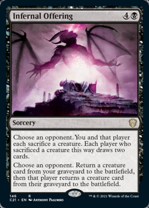 Infernal Offering (Commander 2021 Strixhaven) Light Play