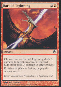 Barbed Lightning (Darksteel) Light Play