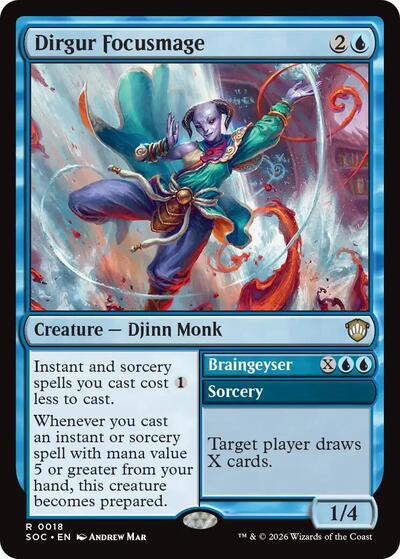 Dirgur Focusmage (Commander: Secrets of Strixhaven) Light Play