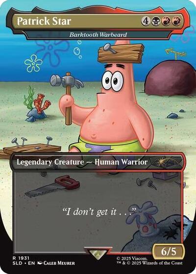 Patrick Star - Barktooth Warbeard (Secret Lair) Near Mint