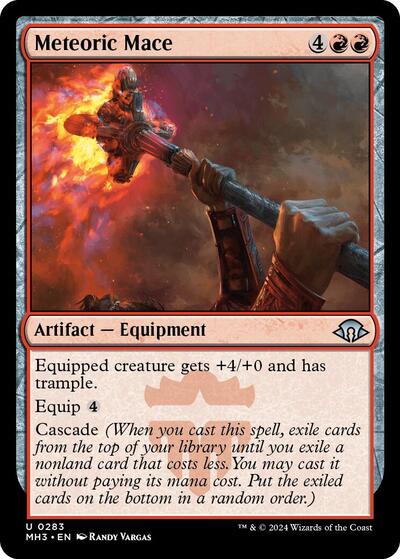 Meteoric Mace (Modern Horizons 3) Light Play