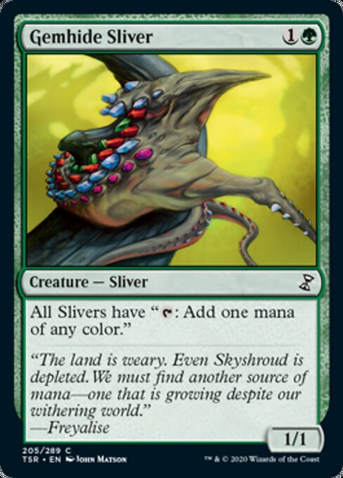 Gemhide Sliver (Time Spiral Remastered) Light Play