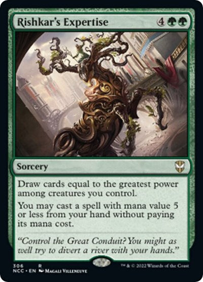 Rishkar's Expertise (Commander: Streets of New Capenna) Light Play