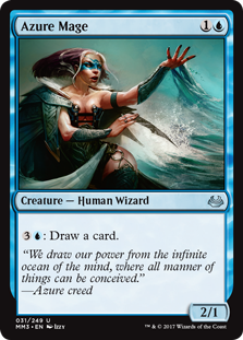 Azure Mage (Modern Masters 2017) Light Play
