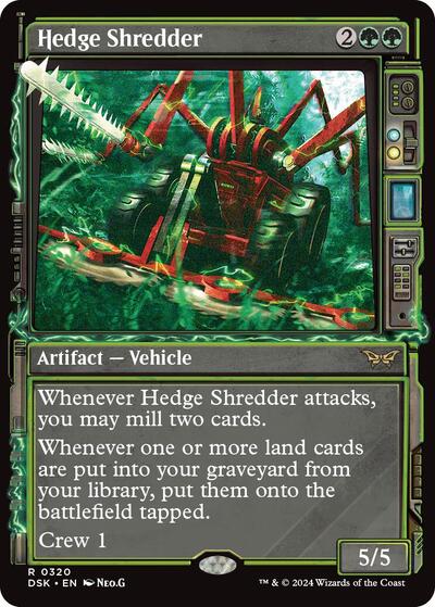 Hedge Shredder (Showcase) (Duskmourn: House of Horror) Light Play