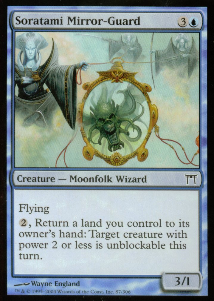 Soratami Mirror-Guard (Champions of Kamigawa) Light Play