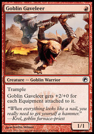 Goblin Gaveleer (Scars of Mirrodin) Light Play