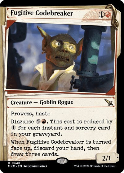 Fugitive Codebreaker (Showcase) (Murders at Karlov Manor) Light Play Foil