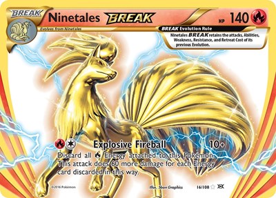 Ninetales BREAK (XY - Evolutions) Light Play Holofoil