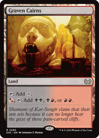 Graven Cairns (Commander: Duskmourn: House of Horror) Light Play