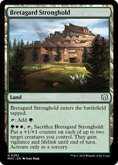 Bretagard Stronghold (Commander: March of the Machine) Light Play