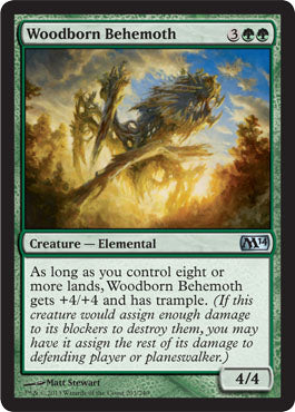 Woodborn Behemoth (Magic 2014 Core Set) Light Play