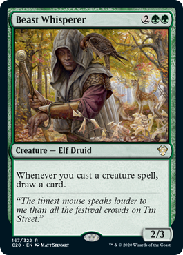 Beast Whisperer (Commander 2020 Ikoria) Light Play