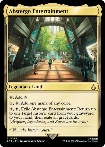 Abstergo Entertainment (Universes Beyond: Assassin's Creed) Light Play
