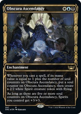 Obscura Ascendancy (Gilded Foil) (Streets of New Capenna) Light Play Foil