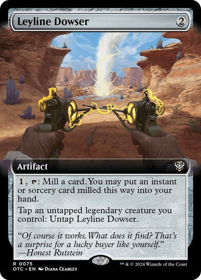 Leyline Dowser (Extended Art) (Commander: Outlaws of Thunder Junction) Light Play