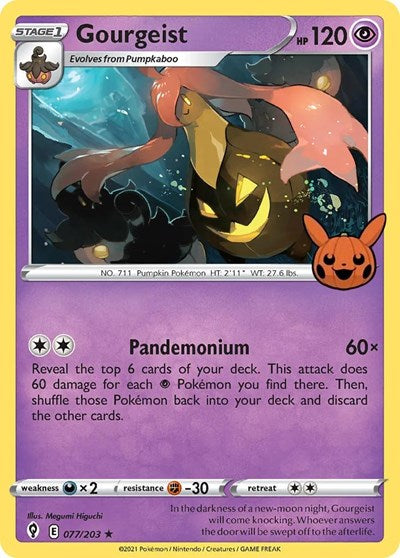 Gourgeist (Trick or Trade BOOster Bundle) Light Play Holofoil