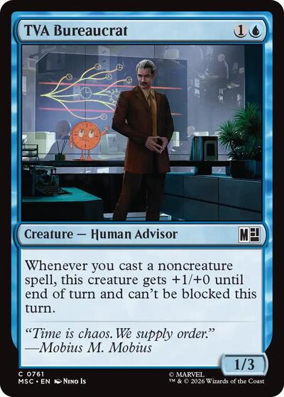 TVA Bureaucrat (Commander: Marvel Super Heroes) Light Play