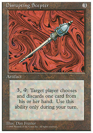 Disrupting Scepter (4th Edition) Light Play