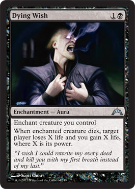 Dying Wish (Gatecrash) Light Play