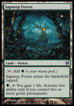 Sapseep Forest (Duel Decks: Ajani vs Nicol Bolas) Light Play