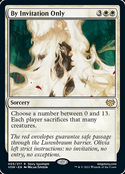 By Invitation Only (Innistrad: Crimson Vow) Light Play