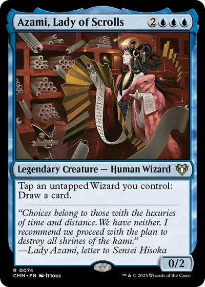 Azami, Lady of Scrolls (Commander Masters) Light Play