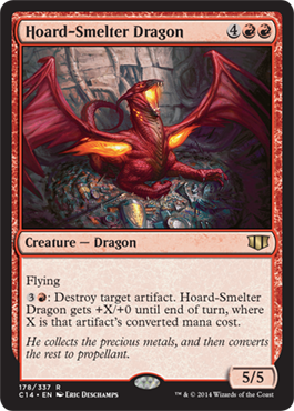 Hoard-Smelter Dragon (Commander 2014 Edition) Light Play