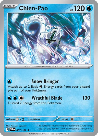 Chien-Pao (Scarlet and Violet: Paradox Rift) Light Play Holofoil