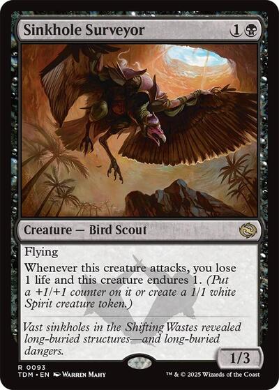 Sinkhole Surveyor (Tarkir: Dragonstorm) Light Play Foil