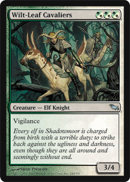 Wilt-Leaf Cavaliers (Shadowmoor) Light Play