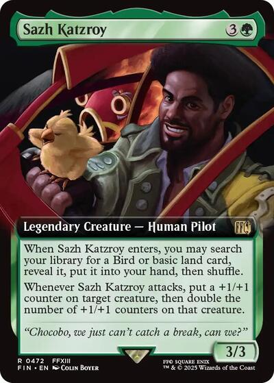 Sazh Katzroy (Extended Art) (Universes Beyond: FINAL FANTASY) Light Play