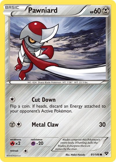 Pawniard (XY Base Set) Damaged / Poor