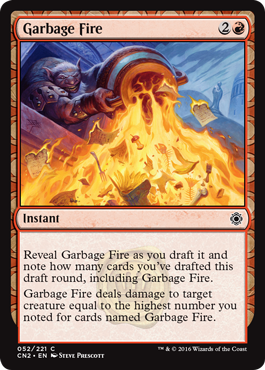 Garbage Fire (Conspiracy: Take the Crown) Light Play